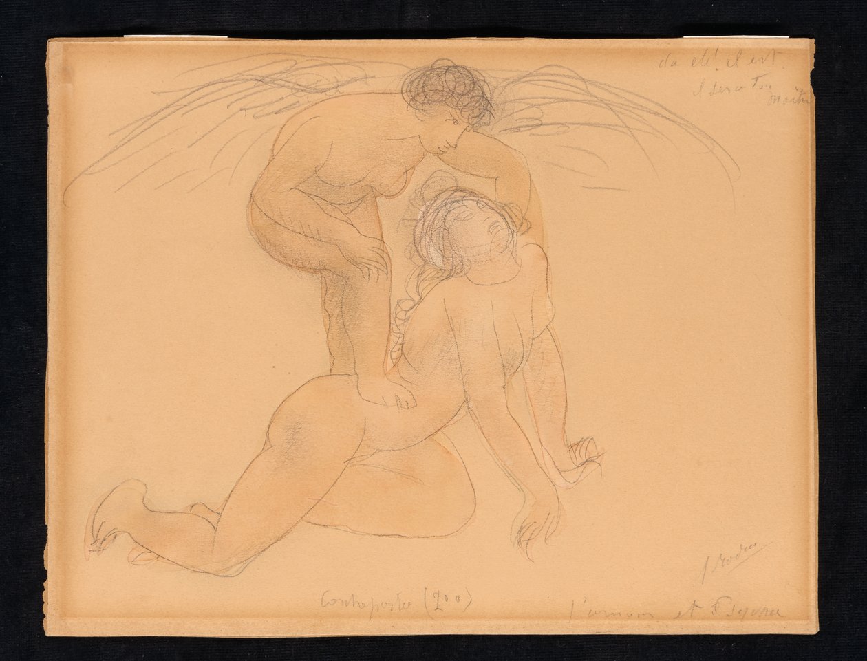L "Amour etPsyché、c.1900 作： オーギュスト・ロディン