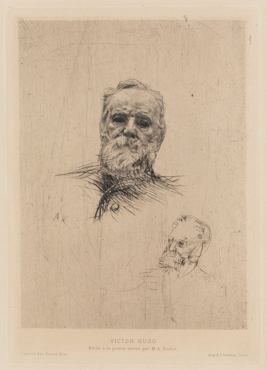 ヴィクトル・ユーゴー、1886年。 作： オーギュスト・ロディン