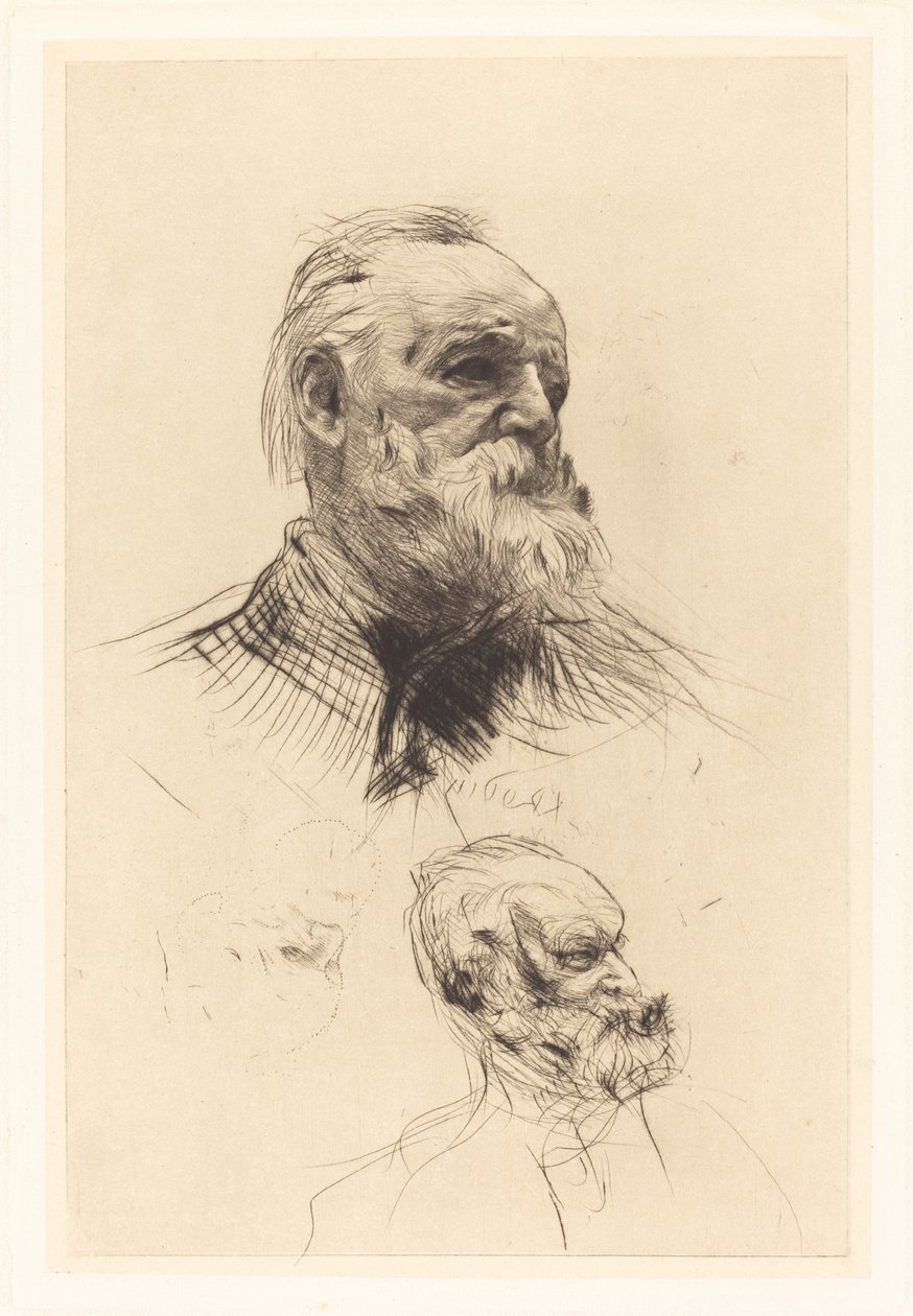 ヴィクトル・ユーゴー、ド・トロワ・クオーツ、1884年。 作： オーギュスト・ロディン