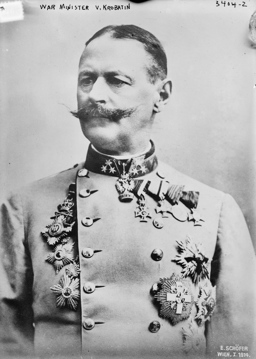 クロバティン戦争相、1914 作： オーストリアの写真家