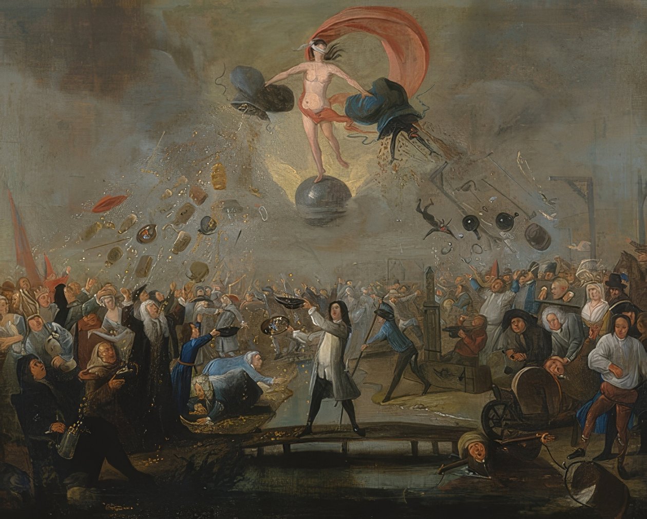運命の寓意。 1730年頃 作： バルタザール・ネボット