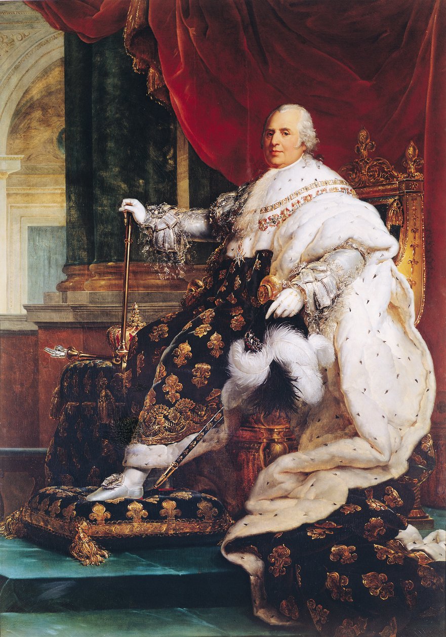 ルイ18世（1755-1824） 作： バロン・フランソワ・パスカルサイモン・ジェラール