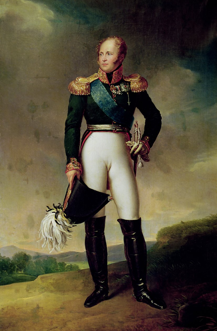 アレクサンドル1世の肖像（1777-1825）1814 作： バロン・フランソワ・パスカルサイモン・ジェラール