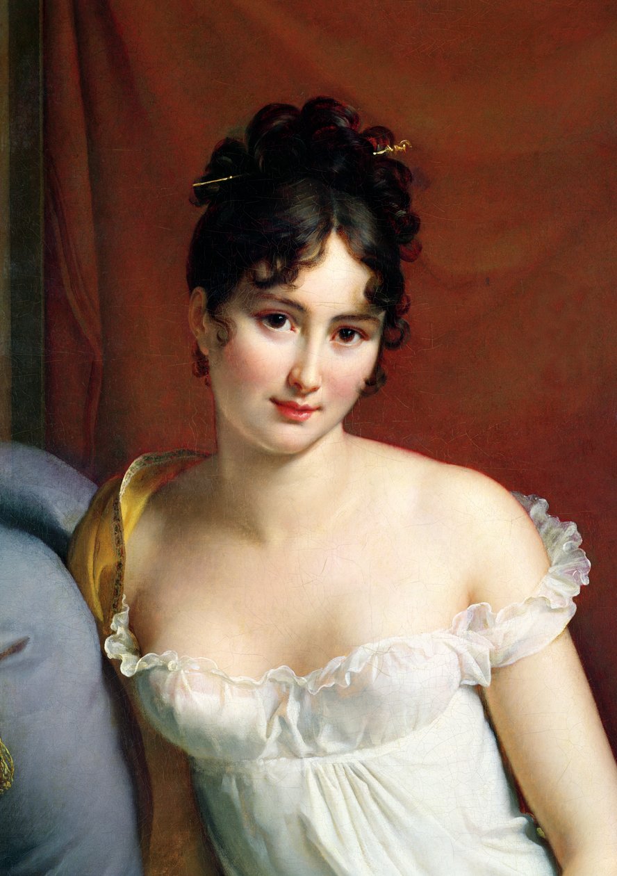 レダム夫人の肖像（1777-1849）（2292の詳細） 作： バロン・フランソワ・パスカルサイモン・ジェラール