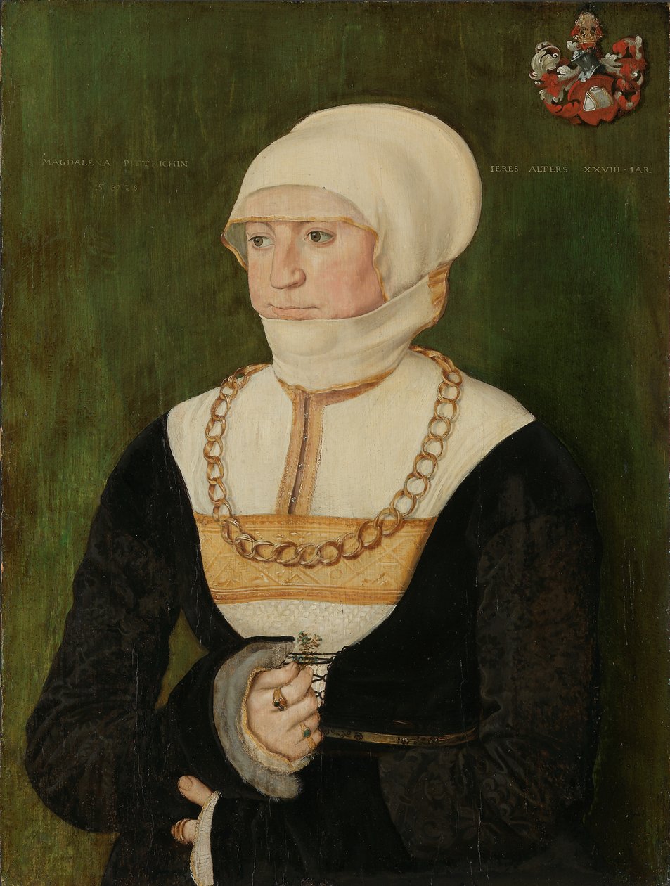 マグダレナ・ピトリシンの肖像、1528年。 作： バーセル・ベハム