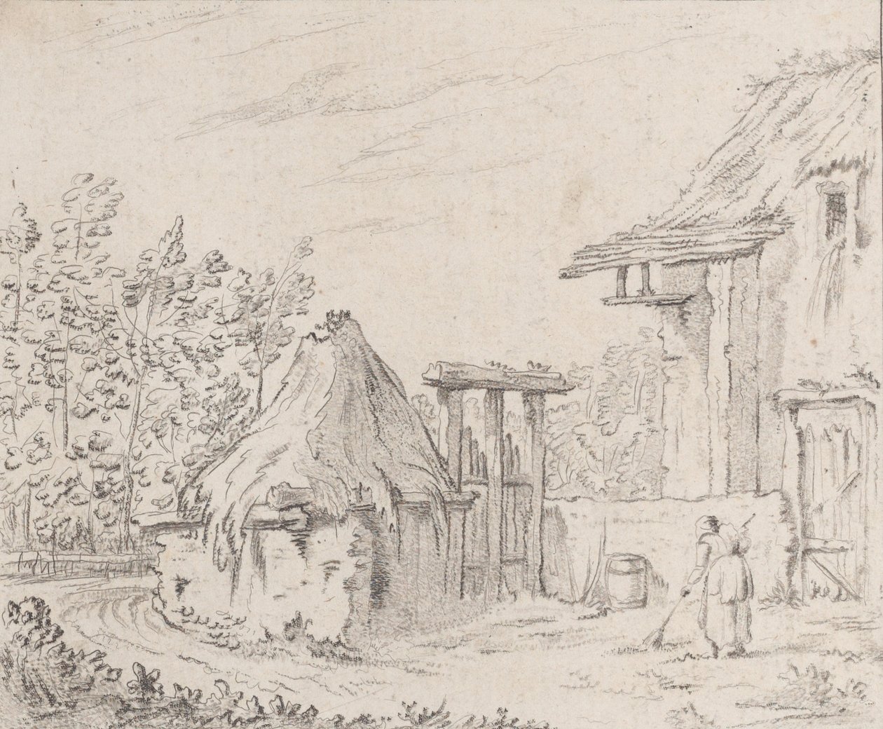 農場、1758年。 作： BarthélémyAugustinBlondeld'Azincourt