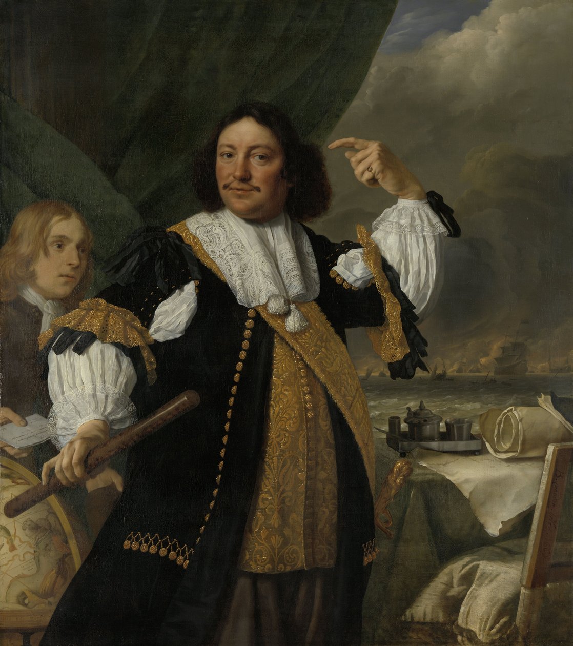 アート・ヴァン・ネスの肖像（1626-1693） 作： バルトロメウス・ファン・デル・ヘルスト