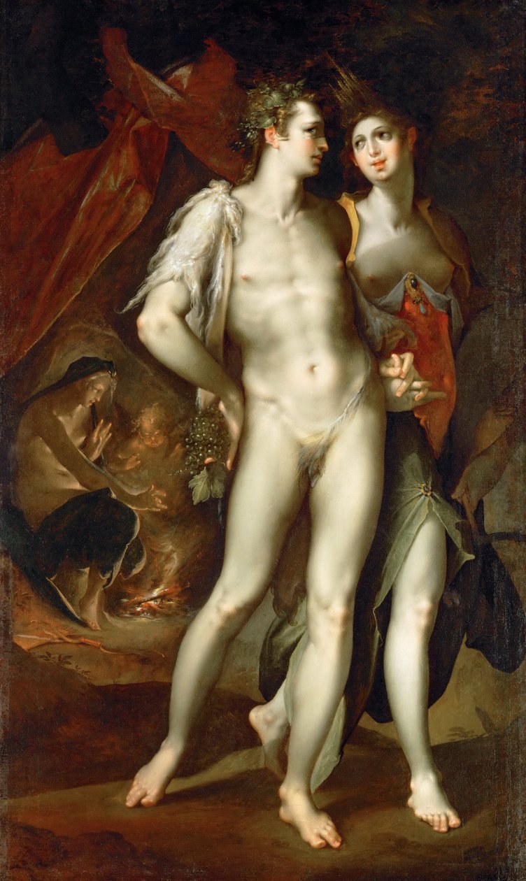 "Sine Cerere et Baccho friget Venus" 作： バルトロマイ・スプランジャー