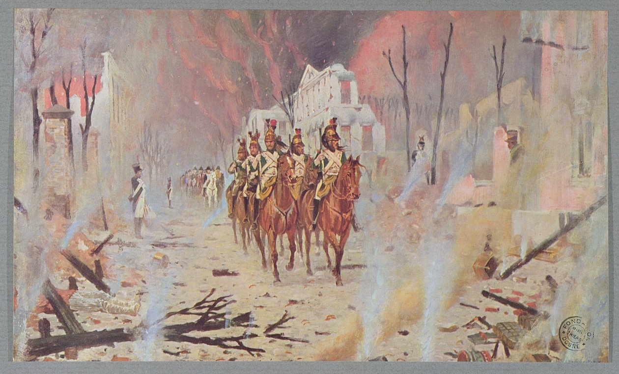 1812年のモスクワのナポレオン軍隊 作： バジル・ウェレトシャギン
