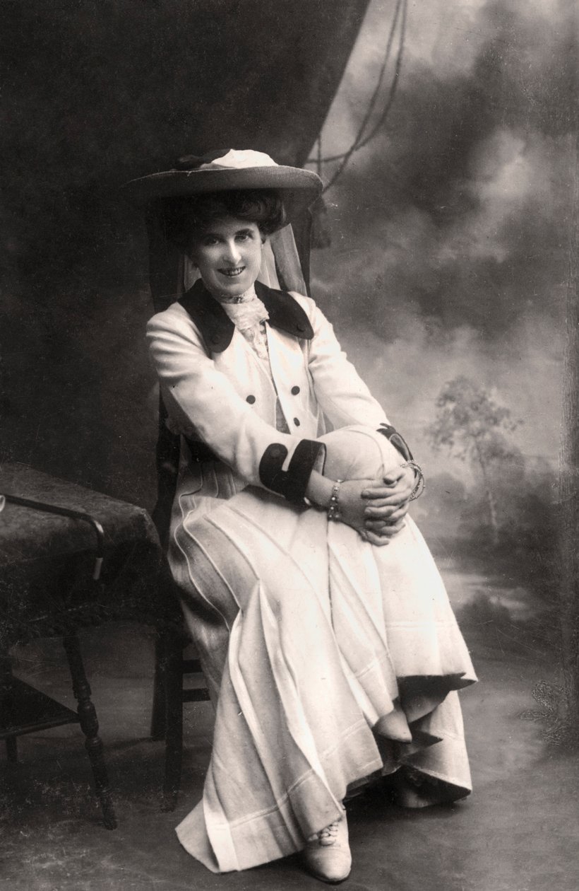 デシマムーア1871-1964、イギリスの女優、1907年。 作： バッサーノスタジオ
