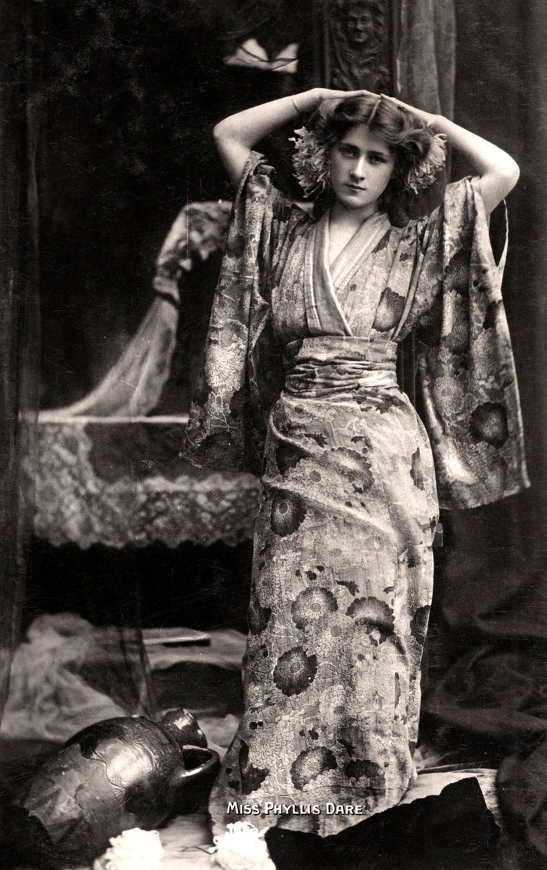 フィリスデア1890-1975年、イギリスの女優、1906年。 作： バッサーノスタジオ