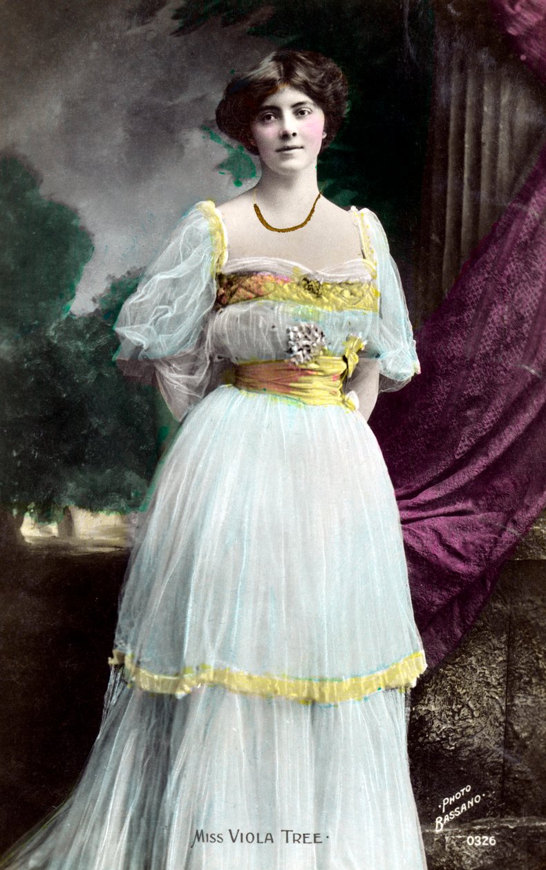 ビオラツリー1885-1938、イギリスの女優、1906年。 作： バッサーノスタジオ