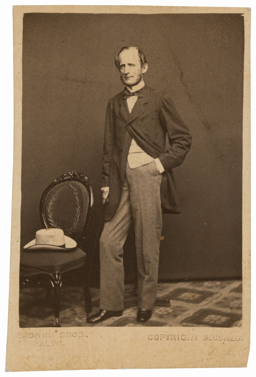 セヴァン・ティードル・ウォレス、1861年（写真） 作： ベンダン兄弟