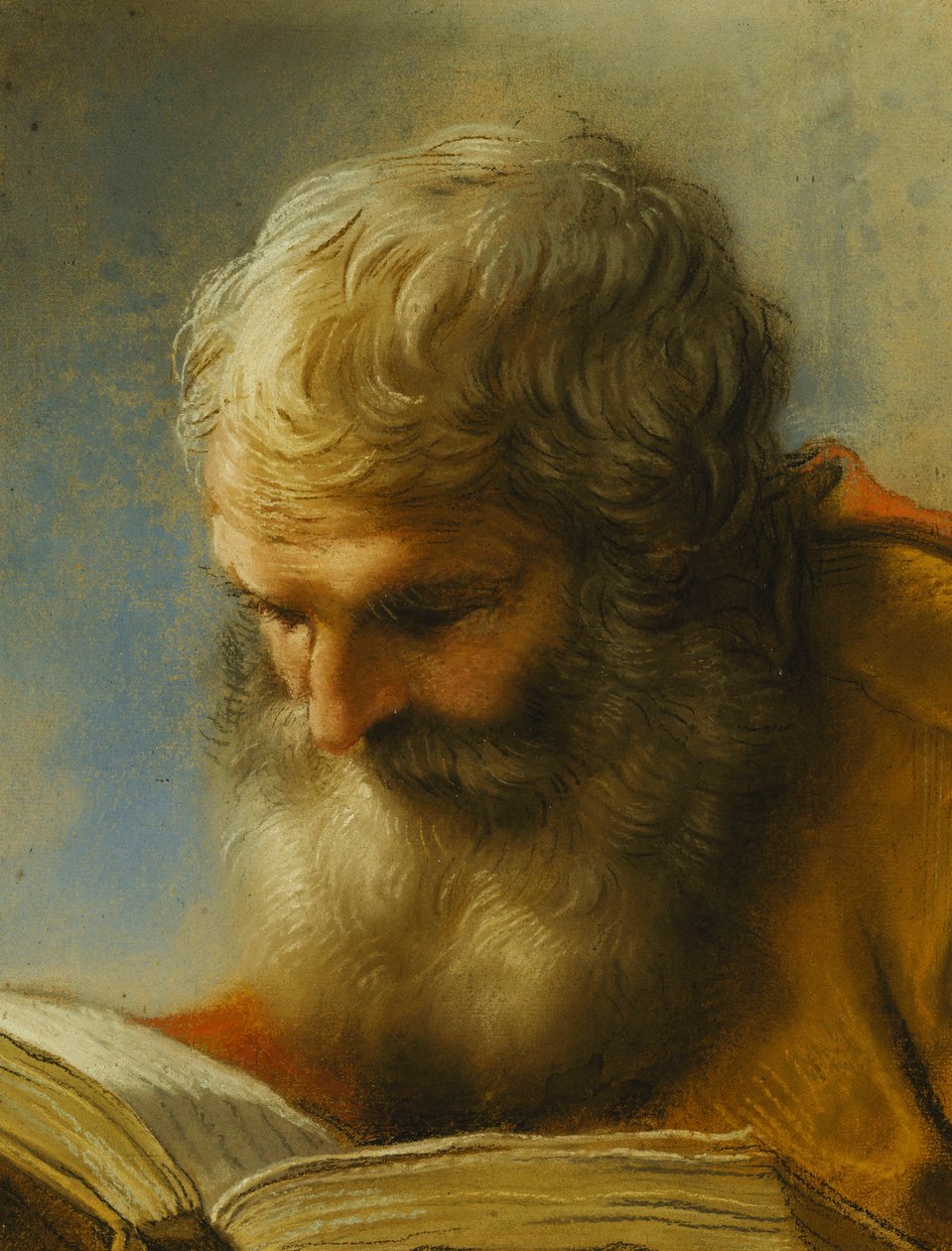 ひげを生やした使徒の読書、1712 作： ベネデット・ルティ