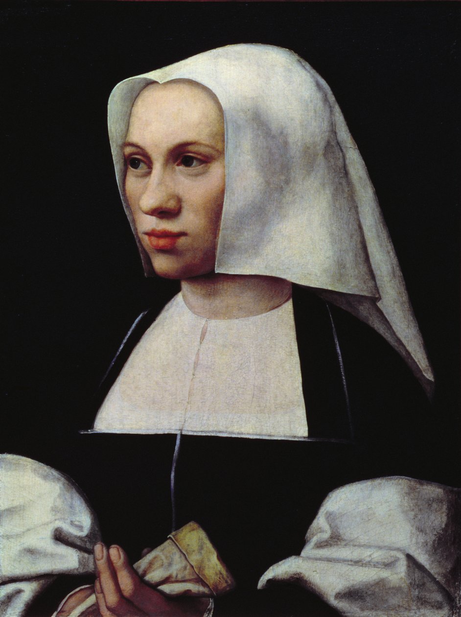 女性の肖像、1521〜25年頃（パネル） 作： バーナード・ファン・オーリー