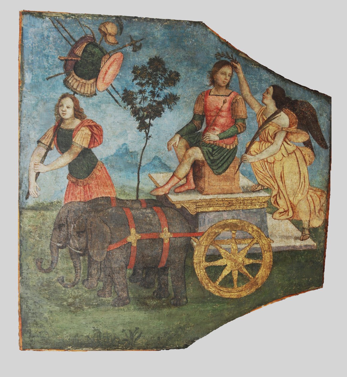 アレクサンダーの凱旋、ca. 1509年。 作： Bernardino Pinturicchio