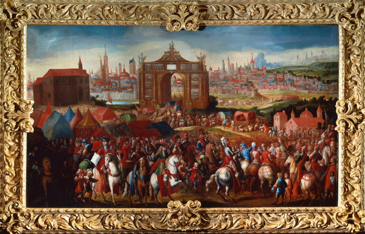 Triumphal Festivities (キャンバスに油彩) 作： ベルナルド・ポロ