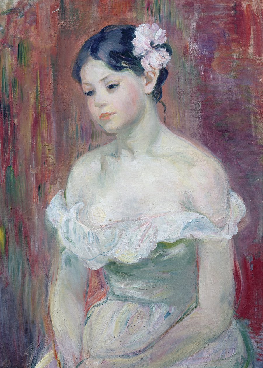 若い少女、1893 作： ベルト・モリゾ