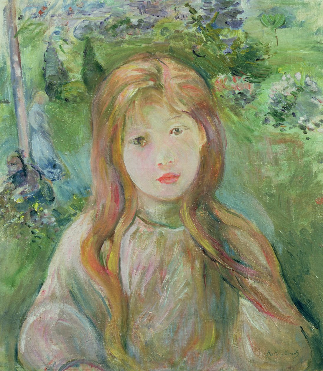 メニルの少女、1892 作： ベルト・モリゾ