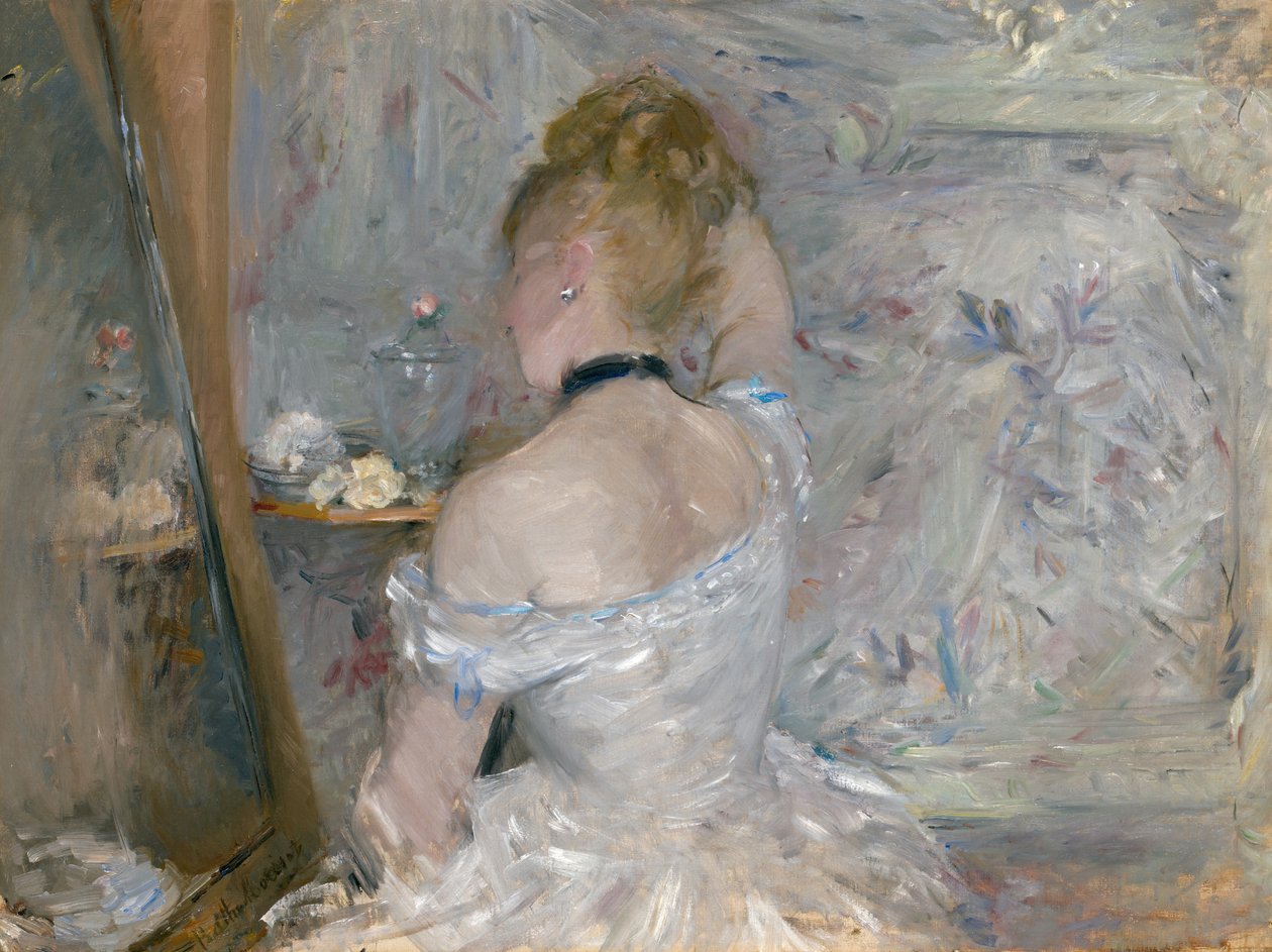 彼女のトイレの女性、187580。 作： ベルト・モリゾ