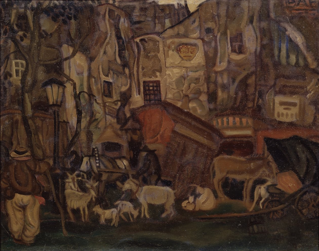旧パリ、1913 作： ボリス・ドミトリエヴィッチ・グリゴリエフ