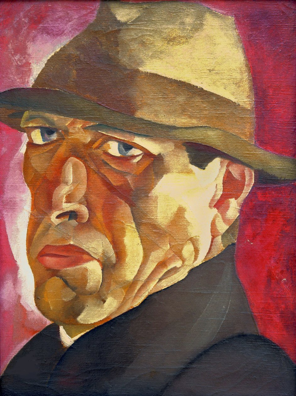 自画像、c。 1920年。 作： Boris Dmitryevich Grigoriev