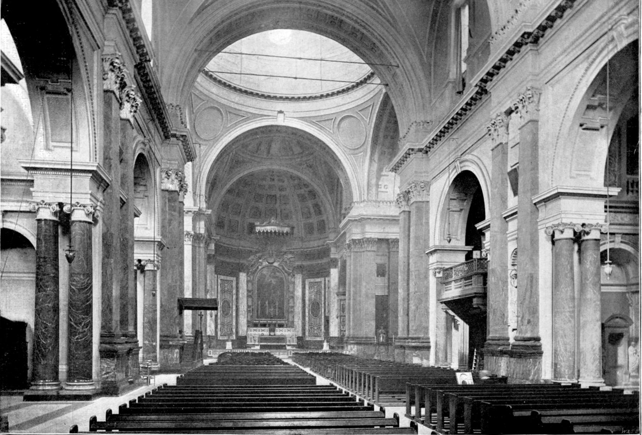 ブロンプトン礼拝堂、ロンドン、1890 作： イギリスの写真家