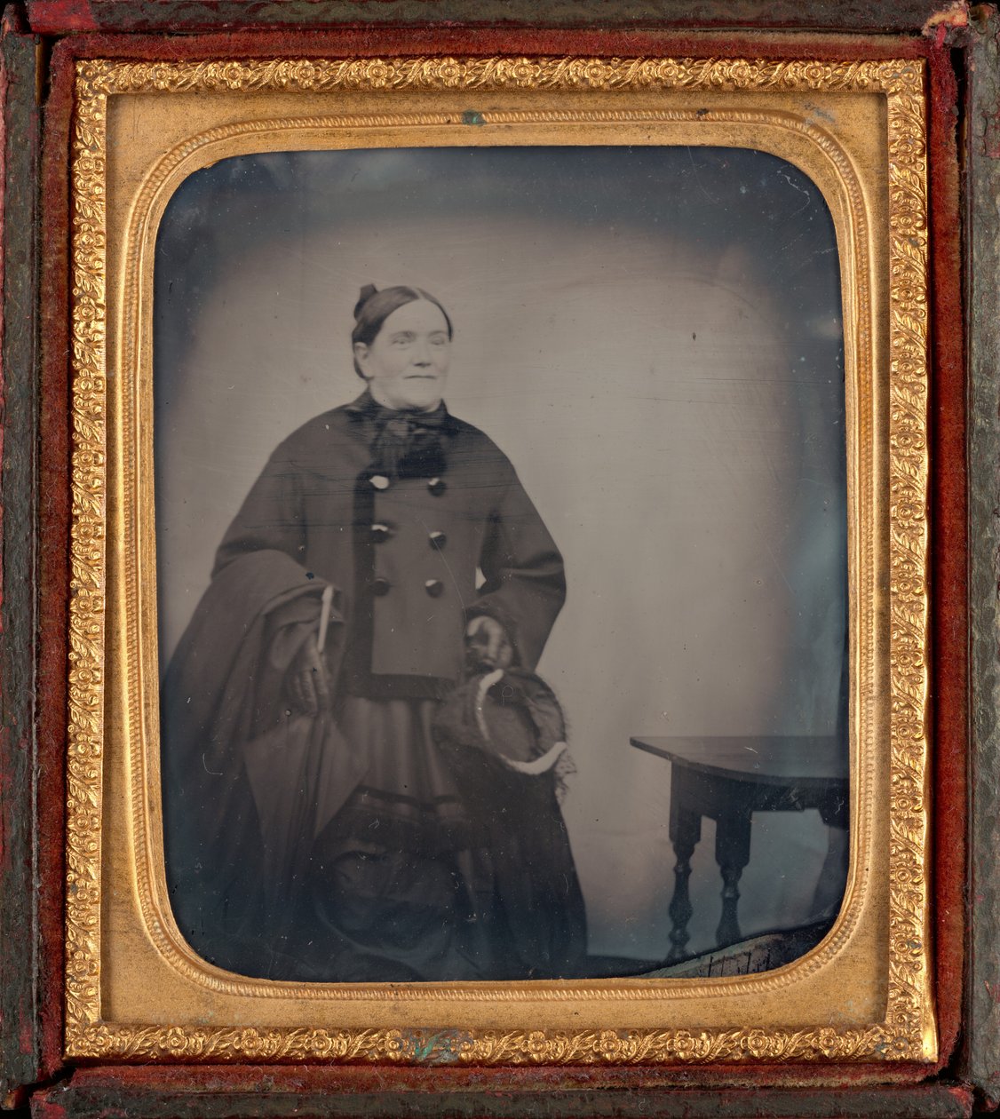女性の肖像,c.1860年（写真） 作： イギリスの写真家
