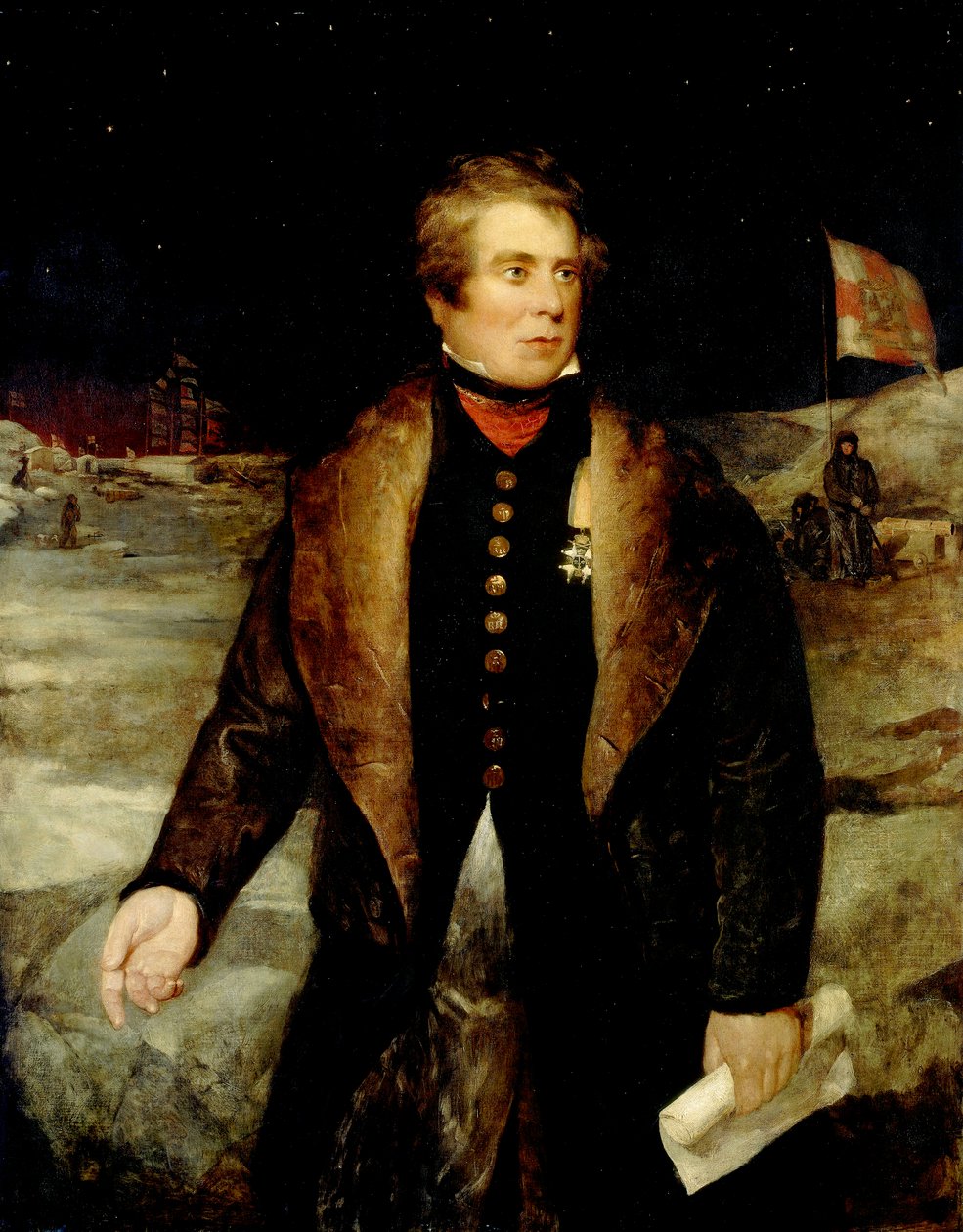 サー・ジョン・ロス（1777-1856）1833年頃（油絵） 作： ブリティッシュスクール