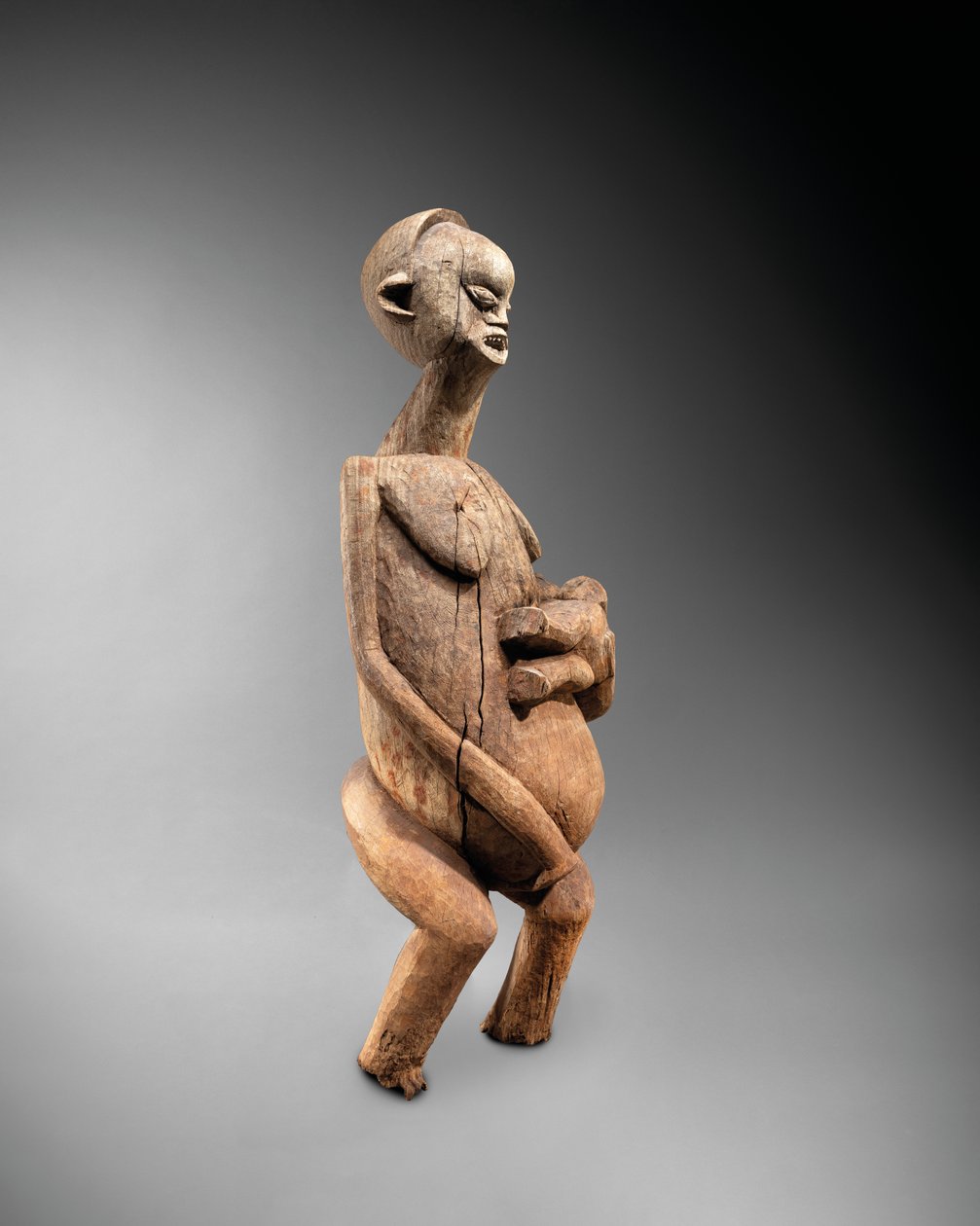 バミレケ王妃の肖像 1800-99年頃 木製 作： カメルーン学校