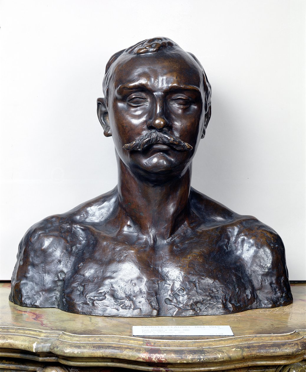 ポールクローデル（1868〜1955）、1905年（ブロンズ）、37歳 作： カミーユ・クローデル