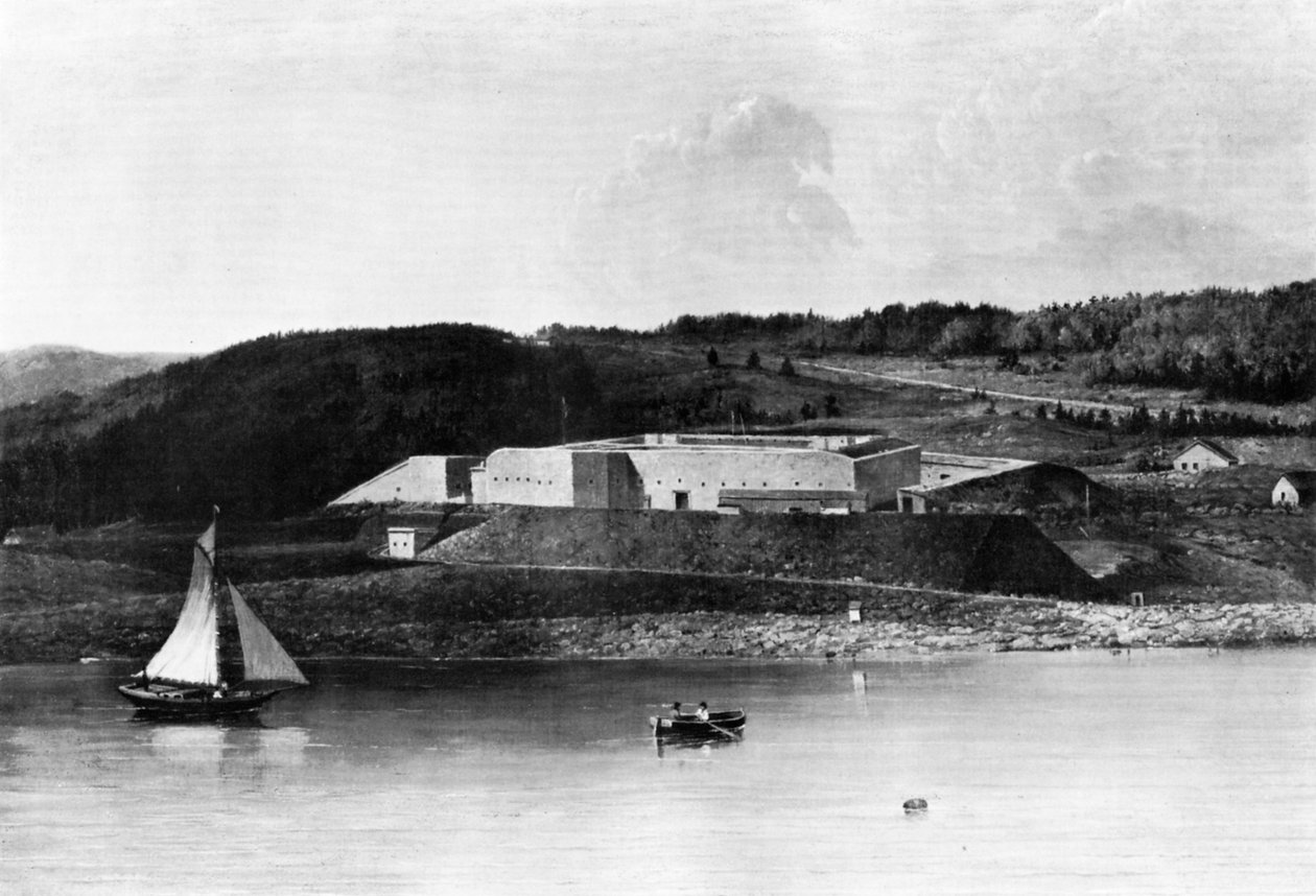 メイン州フォートノックス、1870-1875。 作： キャプテンセスイーストマン