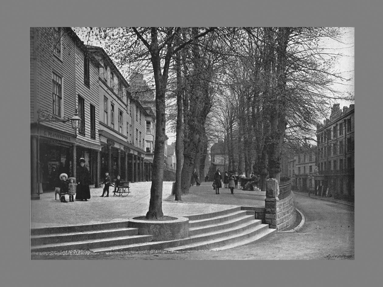Pantiles、タンブリッジウェルズc1900 作： カール・ノーマン