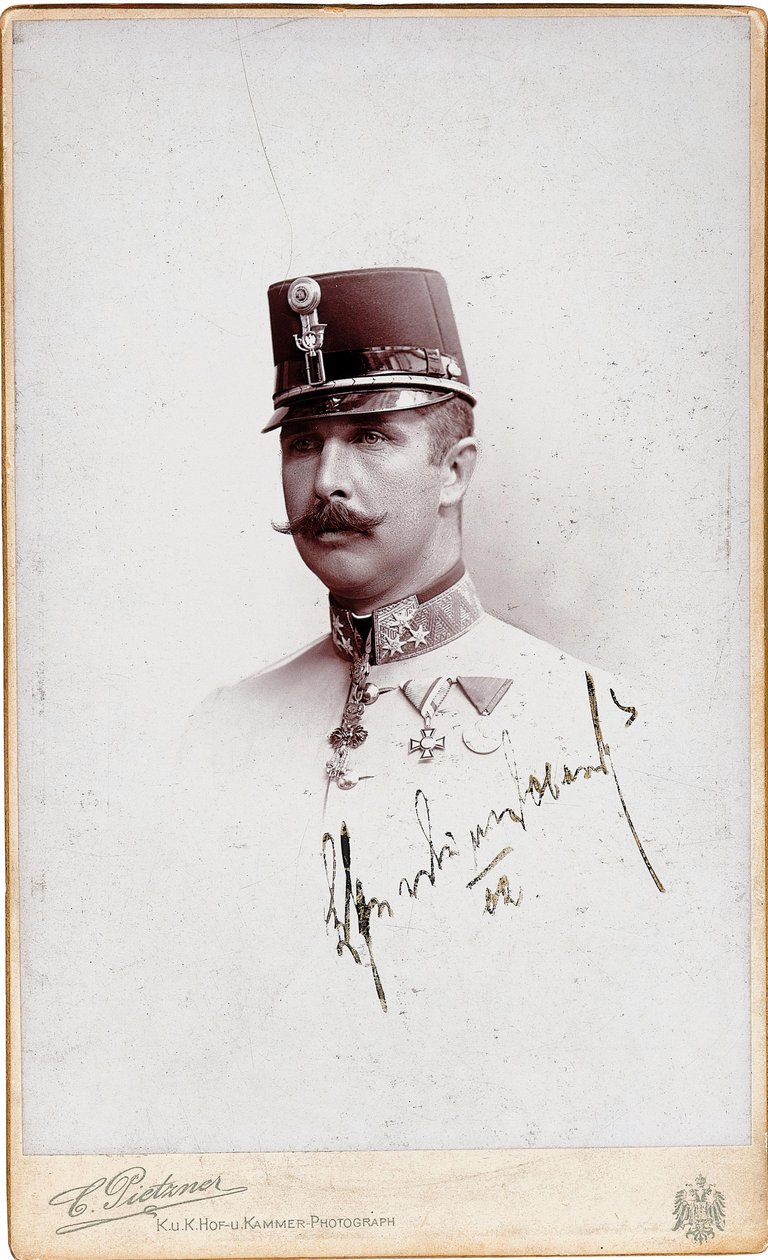 オーストリア大公フランツ・フェルディナント、1902年。 作： カール・ピエツナー