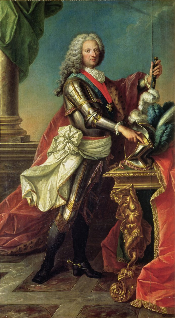 リージェントの肖像、フィリップ・ドルレアン（1674-1723） 作： カール・ヴァン・ルー