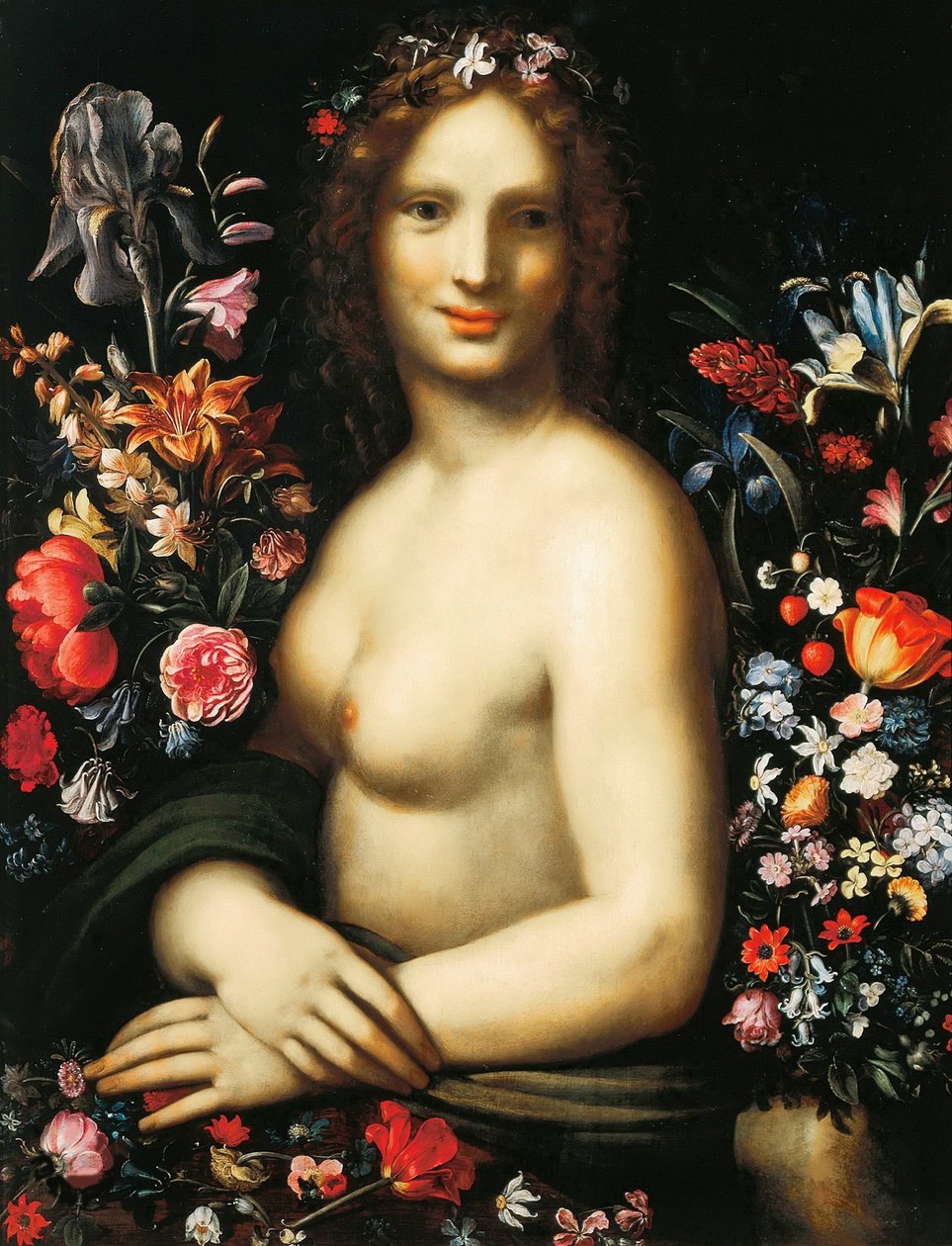 フローラ・ラ・ヌダ、カリフォルニア州。 1600年。 作： カルロアントニオプロカッチーニ
