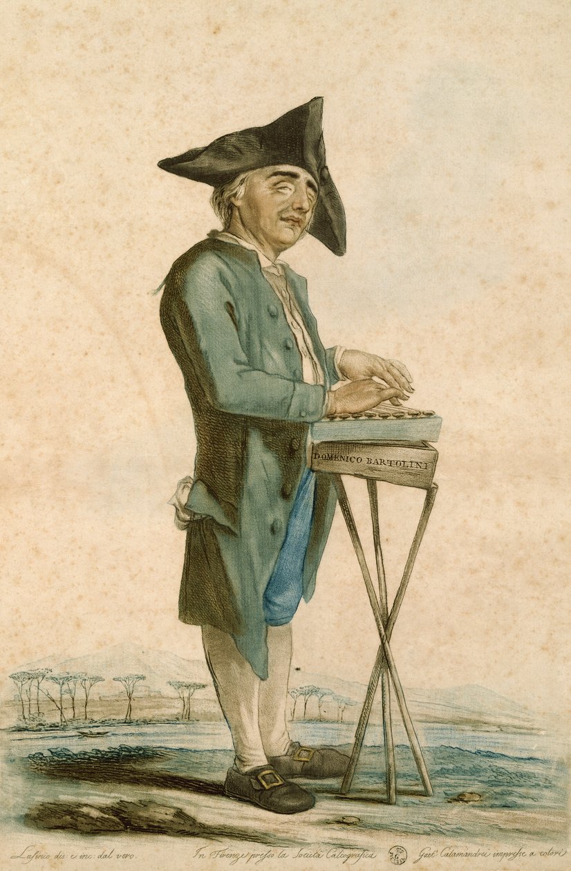 ドメニコ・ベルトリーニ、カルロ・ラシーニオ（1759-1838）作、エングレービング 作： カルロラシニオ
