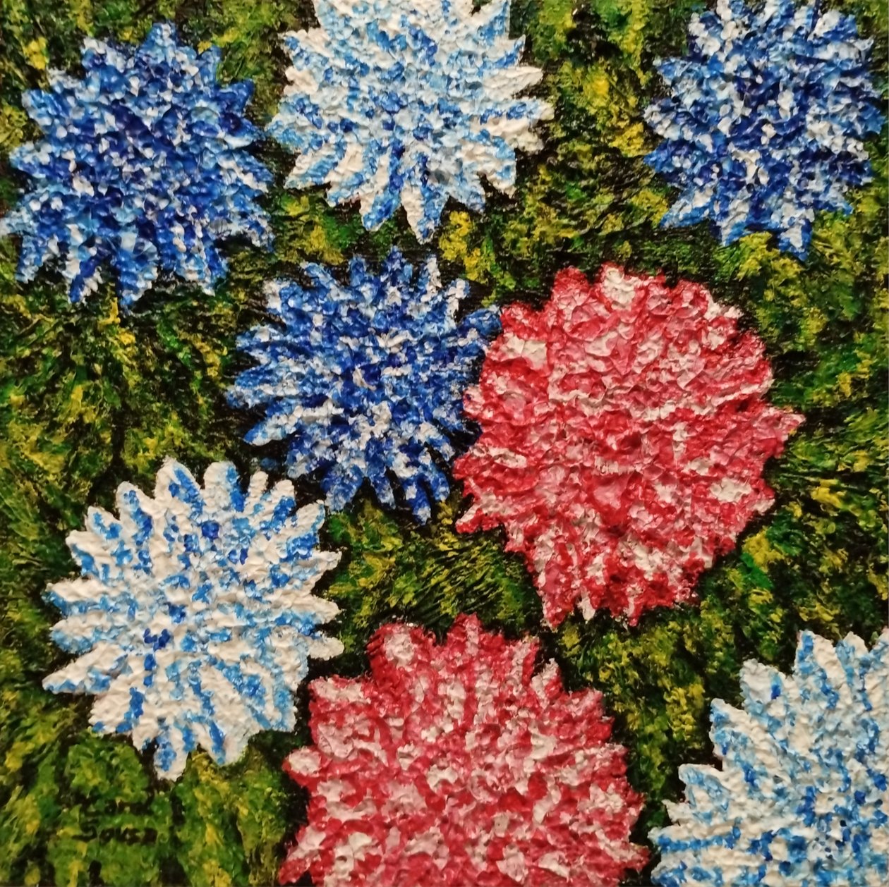 草の中の花 作： キャロル・ソウザ・クエロ