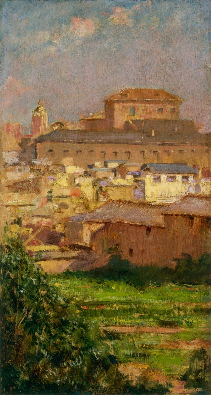 パラッツォ バルベリーニ、ローマ、カリフォルニア州。 1910年。 作： キャロルベックウィズ
