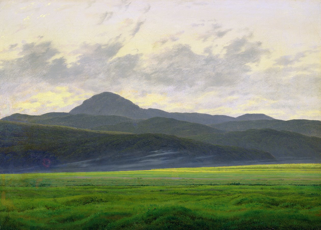 山岳風景 作： カスパー・デイビッド・フリードリッヒ