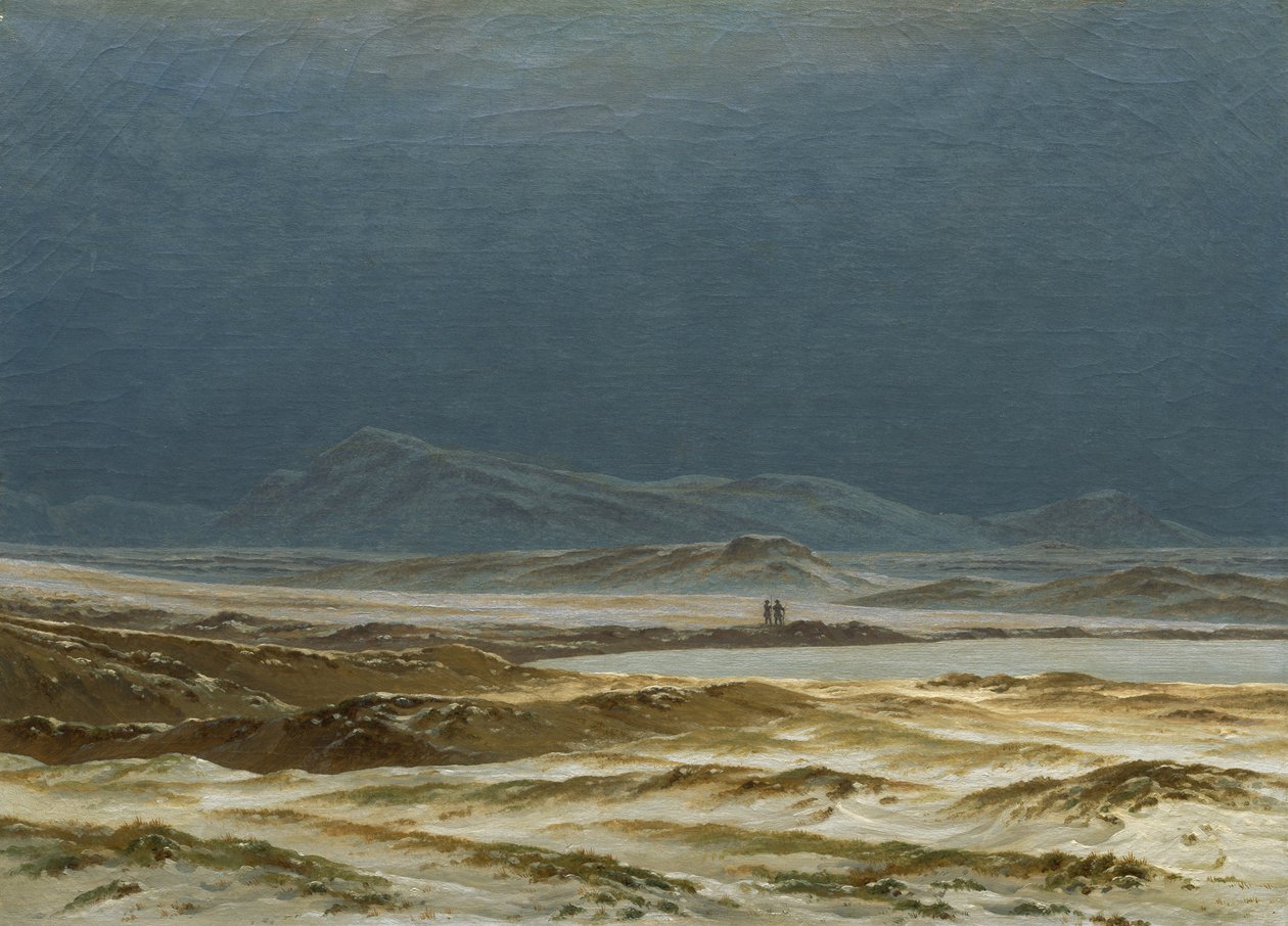 北の風景、春、1825年 作： カスパー・デイビッド・フリードリッヒ