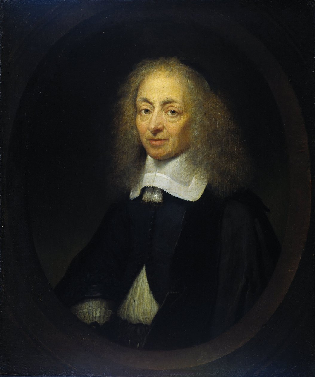 コンスタンティン・ホイヘンス（1596-1687）の肖像 作： キャスパー・ネッシャー
