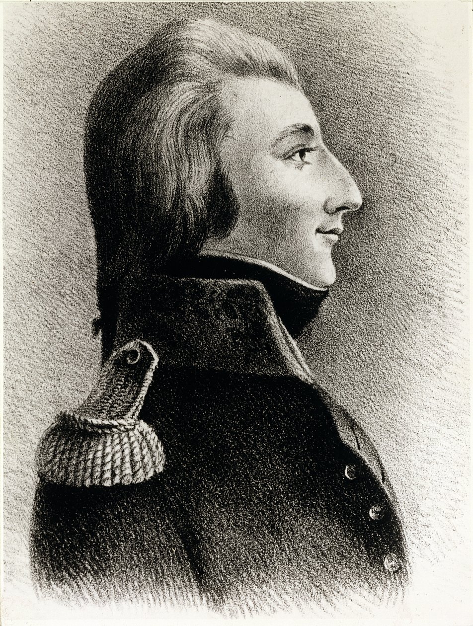 Theobald Wolfe Tone（1763-98）、Ireland republican and rebel（print） 作： キャサリン・トーン