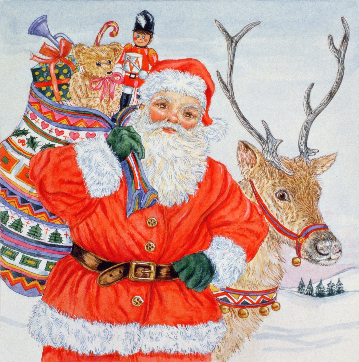 クリスマス父と彼のトナカイ（WC） 作： キャサリン・ブラッドベリー