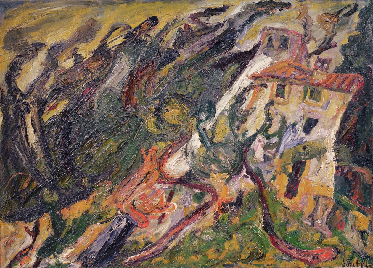 Gorge de Loup sur Vence、1923年頃 作： Chaim Soutine
