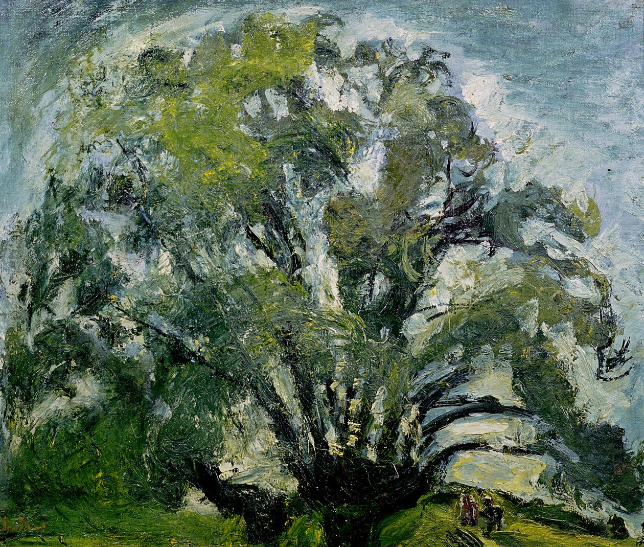 オークの木、1914年頃 作： Chaim Soutine