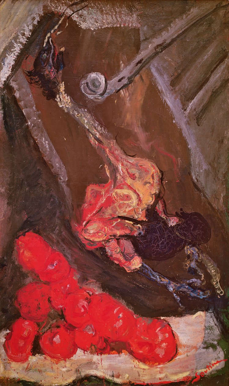トルコとトマト 作： Chaim Soutine