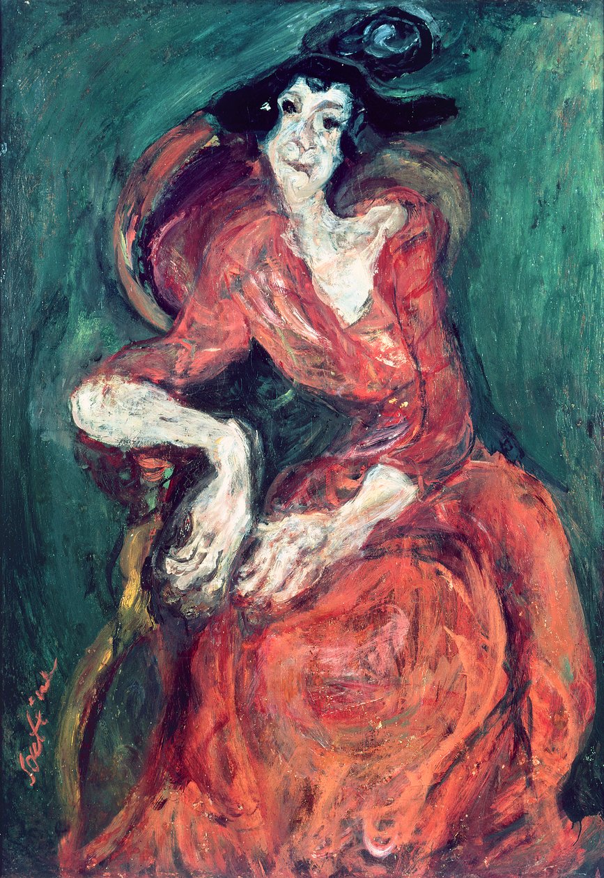 赤の女1922 作： Chaim Soutine