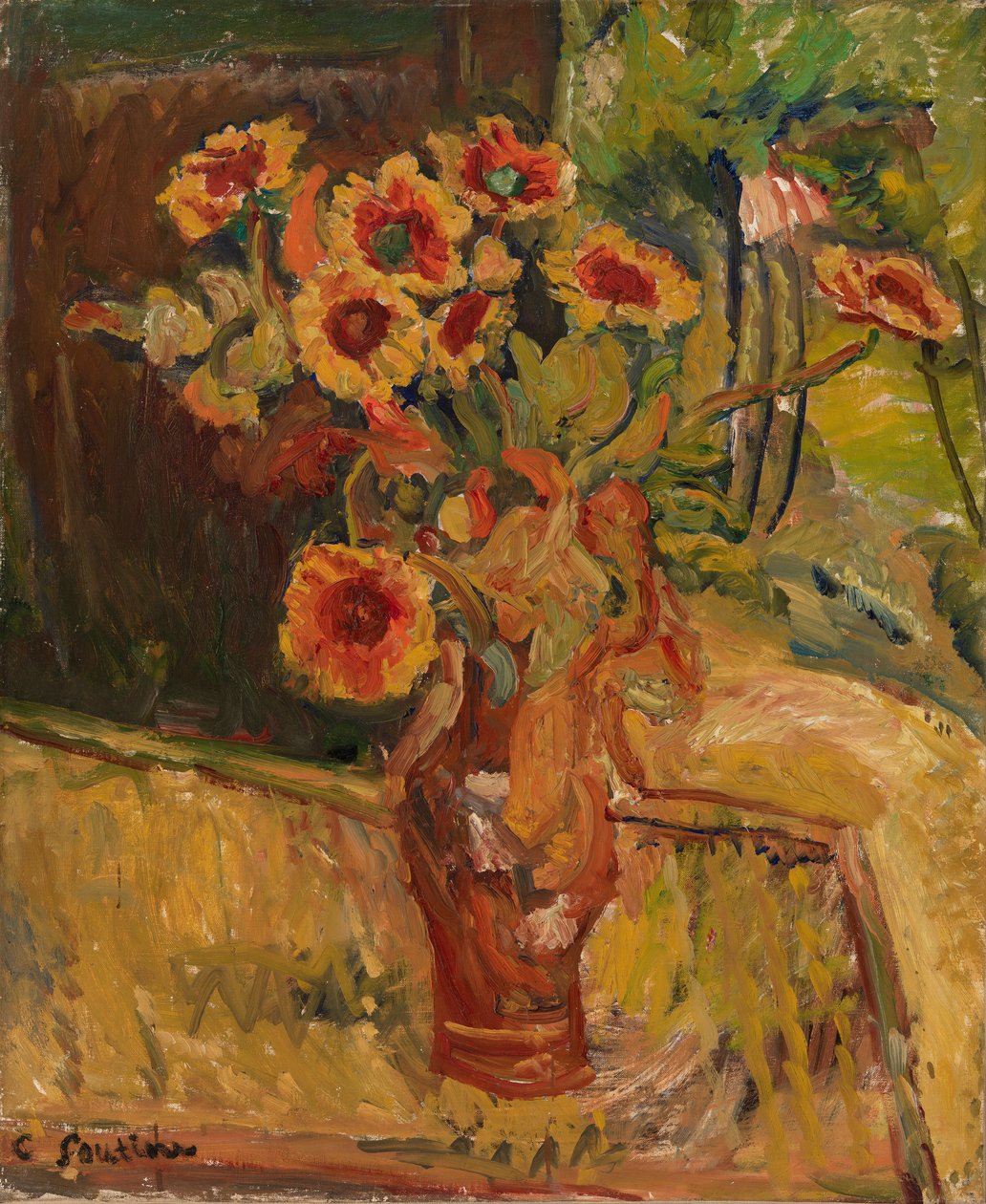 花束 作： Chaim Soutine