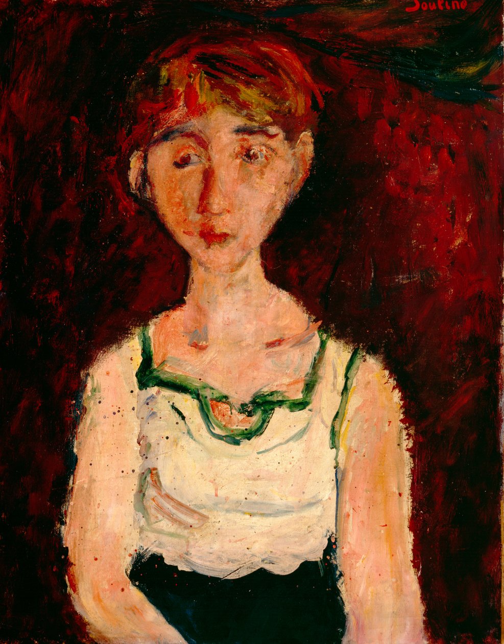 リトルガール（油彩・キャンバス 作： Chaim Soutine